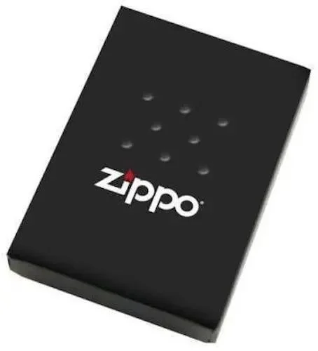 Zippo Lighter - Hearts Satin Chrome - Image 2