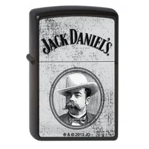 Zippo Lighter - Jack Daniel's Image Black Matte