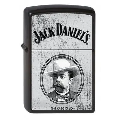 Zippo Lighter - Jack Daniel's Image Black Matte